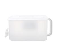 OFFIGAM Borraccia Freddo 5l in Plastico Bianco con Rubinetto | Chiusura a Tenuta, Uso per Backpacking e Climbing, Contenitore Acqua per Casa e Outdoor