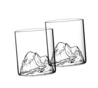 OFFIGAM Bottiglie di Vetro Trasparente Vetro e Resistente Set 2 Mini Ornamento Paesaggio per Muschio Decorativo per Ufficio