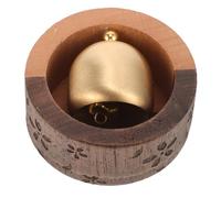 OFFIGAM Campanello Magnetico in Legno e Rame per Porta D'ingresso Suono a Vento, Facile da Installare, Leggero e Decorativo per Soggiorno e Sportello
