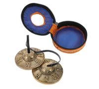 OFFIGAM Campanello per Meditazione in Rame Color Oro, Strumento a Percussione Pratico Suono Piacevole, per Yoga Kundalini e Terapia del Suono