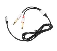 OFFIGAM Cavo Audio da USB C a Doppio 6,35 Mm Trs, Convertitore per Amplificatore e Mixer, Cavo di Collegamento per Smartphone, Tablet e Laptop, Doppio Filo Audio da 1/4 Pollice