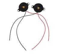 OFFIGAM Cicalino di Allarme Elettrico Piezoelettrico 2 Pezzi Dc 3-24V per Impianto di Allarme Casa e Veicoli Suono ad Alta Decibel Design Compatto e Uscita Audio Affidabile