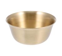 OFFIGAM Ciotola in Rame Dorata Rotonda per Offerte Buddha, Resistente alla Ruggine e Versatile per Decorazioni Casa e Tempio