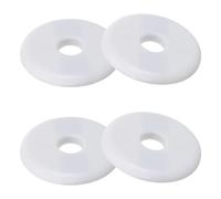 OFFIGAM Copritubo Rotondo Autoadesivo in Plastica Bianca 4 Pezzi Diametro Interno 17mm per Fori Tubature Casa e Locale Tecnico Elegante