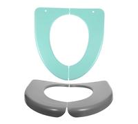 OFFIGAM Copriwater Facile da Trasportare in Plastica 2 Pezzi Pieghevole Portatile Design Ergonomico Antiscivolo per Bagni Pubblici e Viaggi