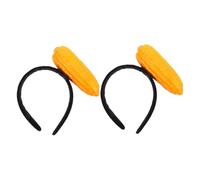 OFFIGAM Corn Headband Accessorio Divertente Per Feste Cerchietto Vegetale Peluche Per Halloween Compleanni e Eventi Festivi Design Unico e Comodo Per Adulti