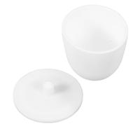 OFFIGAM Crogiolo da Laboratorio in Ptfe 30ml con Superficie Antiaderente e Coperchio, per Analisi Chimiche e Sintesi dei Materiali