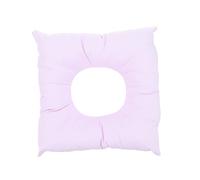 OFFIGAM Cuscino Viso Spa in Cotone Morbido Con Centrale Supporto Comfort Per Rituali Di Bellezza Lettini e Scrivanie Protezione e Respiro Ottimizzato Rosa