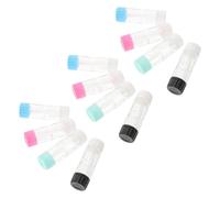 OFFIGAM Custodia per Lenti a Contatto Portatile 12 Pezzi in Plastica Rigida Rgp Doppio Scomparto Sigillato, Contenitore Compatto per Lenti da Viaggio, Protezione Igienica per Uso