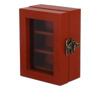 OFFIGAM Decomprimere la libreria mini roba da libri mini custodia a arredamento del in miniatura libresco dei libri legno Marrone