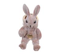 OFFIGAM Figurina di Coniglio Pasquale con Cestino Creativo Decorazione per Feste e Centrotavola Artigianato Raffinato e Innovativo Accessorio Decorativo per Atmosfere Festive