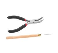 OFFIGAM Ganci Per Dreadlocks Pinze Per Di Parrucche Uncinetti Per Strumenti Per Tessitura Di Aghi Per Uncinetto Senza Facile Usare Superficie Liscia Durata