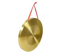 OFFIGAM Gong Portatile Rame Battitore Strumento Percussione per Allerta e Decorazione Suono Risonante e Duraturo per Feste Lezioni Musicali e
