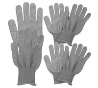 OFFIGAM Guanti Estivi da Ciclismo e Arrampicata in Nylon Traspirante Grip Antiscivolo Elasticizzati per Attività Quotidiane e Fitness, Confezione da 3 Paia