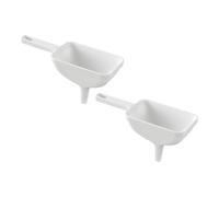 OFFIGAM Imbuto Grande Bocca in Plastica 2 Pezzi, Imbuto Multifunzionale per Olio e Vino, Utensile Cucina per Trasferimento Liquidi e Riempimento Bottiglie, Facile da Pulire e Maneggevole