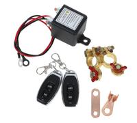 OFFIGAM Interruttore di Disconnessione Batteria per Auto 250a 12-24v in Ottone e Lega D'argento per Sistema Elettrico Veicolare Funzione di Prolungamento Vita Batteria