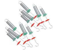 OFFIGAM Kit di 10 Pezzi Molle a Spirale in Acciaio e Plastico per Esperimenti di Fisica, Facile da Montare e Portatile, per Lezioni di Fisica All'aperto e Didattica Scientifica