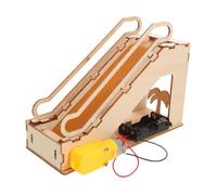 OFFIGAM Kit Modellino Scala Mobile in Legno Elettrico Stem Educativo DIY Progetto Meccanico per Esperimenti Scientifici e Creatività Manuale