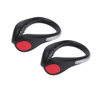 OFFIGAM Luci Illuminazione e Scarpe per LED Notturna Pezzi Corsa Clip 2 Sicurezza 2 modalità di Silicone PVC Colore Casuale per Passeggiate Serali