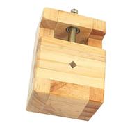 OFFIGAM Morsetto per Intaglio del Legno in Legno Massello e Metallo, Morsa da Banco Compatta per Incisione di Sigilli su Pietra, Strumento Artigianale per Laboratori di Scultura