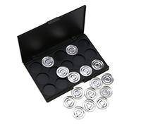 OFFIGAM Palette Vuota per Cosmetici con Organizer Rotondo per Ombretti e Blush e per Makeup Ordinato e Portatile