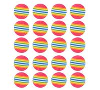 OFFIGAM Palline da Golf Arcobaleno 50 Pezzi da 42 MM in EVA Morbida per Allenamento Indoor e Pratica al Coperto senza Danni