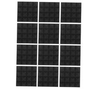 OFFIGAM Pannelli Fonoassorbenti Da Parete Autoadesivi 12 Pezzi Pannelli Isolanti Acustici Per Interni Per Studio Ufficio e Spazi Abitativi