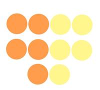 OFFIGAM Pellicole Filtri di Luce Calda Cambiamento Colore, 10 Pezzi in Pet, Installazione Rapida, Correzione Dinamica Colore per Illuminazione Ambiente e Aula
