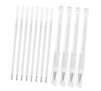 OFFIGAM Penne per Sopracciglia e Matite per Trucco Permanente, Set da 12 Pezzi Bianche Impermeabili, Strumento di Mappatura per Trucco Professionale, per Microblading e Tatuaggi