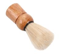 OFFIGAM Pennello da Barba Schiumogeno Retrò con Manico in Legno Spazzola Schiumogena per Crema da Barba e Sapone Uomo Compatta per Rasatura e Toelettatura in Viaggio