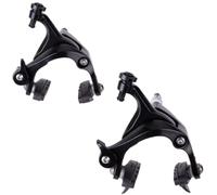 OFFIGAM Pinza Freno C per Bici da Strada Doppio Perno in Lega di Alluminio | 1 Paio, Nero, per Ruota, Accessori C Brake Shoes, Resistenza All'abrasione e Frenata Efficiente