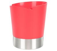 OFFIGAM Porta Cannucce da Cucina in Abs e Acciaio Inox, Design a Tre Scomparti, Facile da Pulire e Utilizzare, Organizer Multifunzione per Cannucce e Forchette