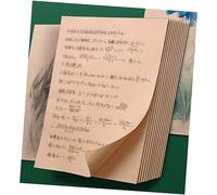 OFFIGAM Quaderno Bozza Protettivo Occhi Giallo, Taccuino Da Disegno Carta Bianca 40 Fogli, Blocco Appunti e Calcolo Per Studenti e Adulti Uso Scolastico e Ufficio