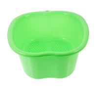 OFFIGAM Secchio per Pedicure Massaggiante Vasca per Pediluvio Verde Punta Convessa Stimolante Leggero e Pratico per Uso Domestico e Sollievo Dalla Stanchezza dei Piedi