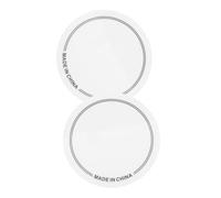 OFFIGAM Set da 2 Pad Protezione Batteria per Pedale Singolo, Cuscinetti Antiusura per Pelli Tamburo, Adesivi per Esercizi Batteristi, Riduzione Armonici, Compatibili Vari Modelli