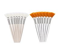 OFFIGAM Set di 14 Pennelli Cosmetici Professionali per Trucco, Pennello per Fondotinta e Ombretti Setole di Cinghiale, Leggero e Resistente, per Applicazione Maschere e Cipria, per Uso