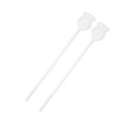 OFFIGAM Set di 2 Imbuto da Laboratorio in Materiale Sintetico Resistente Agli Agenti Chimici Collo e Visibilità, per Esperimenti Scolastici