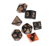 OFFIGAM Set di Dadi Star Classico in Acrilico Design Creativo e Multifaccettato, Facile da Trasportare, per Giochi da Tavolo e Intrattenimento Colore Casuale