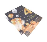 OFFIGAM Sfondo Fotografico Compleanno Anni Banner Nero e per Feste Decorazioni per Compleanni Atmosfera Festiva per Photo Booth e Celebrazioni Memorabili