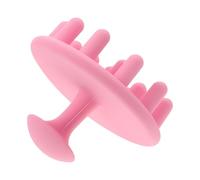 OFFIGAM Spazzola Massaggiante per Chioma in Silicone Multipurpose Testa Rotonda per Shampoo e Massaggio, per Uso Sotto la Doccia a Chioma Asciutti Colore Casuale