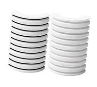 OFFIGAM Strisce Adesive Per Ciglia Finte Autoadesive 2 Scatole 20 Pezzi Tenuta Sicura Gomma Di Resina Delicata Sulla Pelle Per Applicazione Rapida e Uso Quotidiano