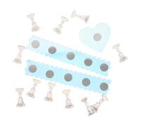 OFFIGAM Supporto per Pratica Unghie in Acrilico con Base a Forma Rettangolare e Cuore, Facile da Maneggiare, Versatile per Insegnamento e Uso Professionale
