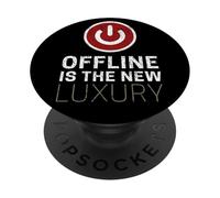 Offline Is The New Luxury Dicendo freddo design vintage PopSockets PopGrip Adesivo