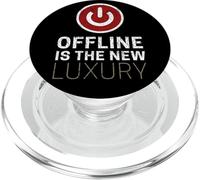 Offline Is The New Luxury Dicendo freddo design vintage PopSockets PopGrip per MagSafe