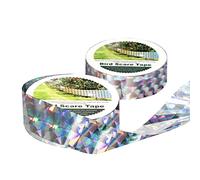OFFO Nastro Repellente per Uccelli 200m x 2,5cm Scaccia Piccioni - Antiuccelli Dissuasore Riflettente Per Giardini, Tetti, Frutteti