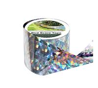 OFFO Nastro Repellente per Uccelli 50m x 4,8cm Scaccia Piccioni - Antiuccelli Dissuasore Riflettente Per Giardini, Tetti, Frutteti
