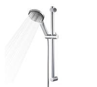 OFFO Saliscendi Doccia,Asta Doccia 60 cm,Saliscendi Doccia con Soffione,Asta Doccia con Soffione e Doccetta con 6 Tipi di Getto e Flessibile da 1,6 m,Cromo