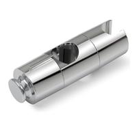 OFFO Supporto Soffione Doccia,19-25 mm Supporto Doccetta con Gancio regolabile, porta doccino per doccia, Con gancio tondo, Cromo