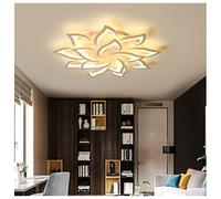 OFFOF Plafoniera LED Soffitto Moderna Dimmerabili Creativa Petalo Lampada da Soffitto, 3000K - 6000K Lampadario Bambini lampadari per Soggiorno Sala da Pranzo Camera da Letto Cucina (14 Luci)