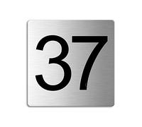 OFFORM I numero I acciaio inossidabile I "37" I 85x85 mm I Nr.48337